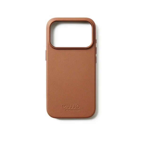 Чехол Mujjo Leather для iPhone 17 Pro, песочный